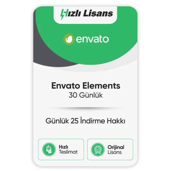 Envato Elements - 30 Günlük